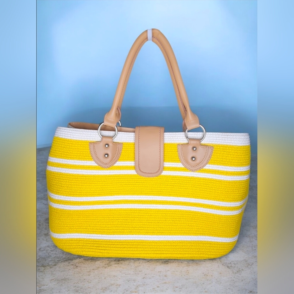 Sunny Yellow Tote Or Weekender Bag NWOT